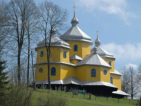 На Сколівщині згоріла дерев'яна церква