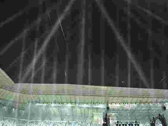 Львівський стадіон до Євро-2012 відкрили лазерним шоу