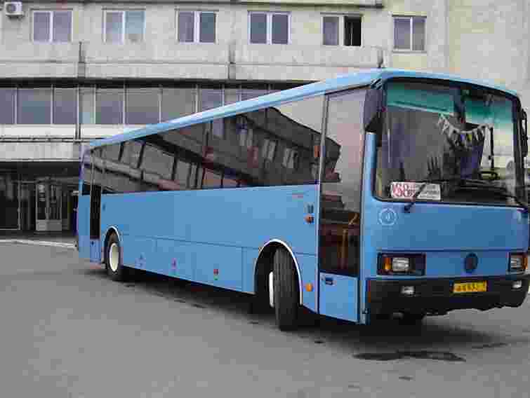 На дорозі Київ – Чоп горів автобус ЛАЗ