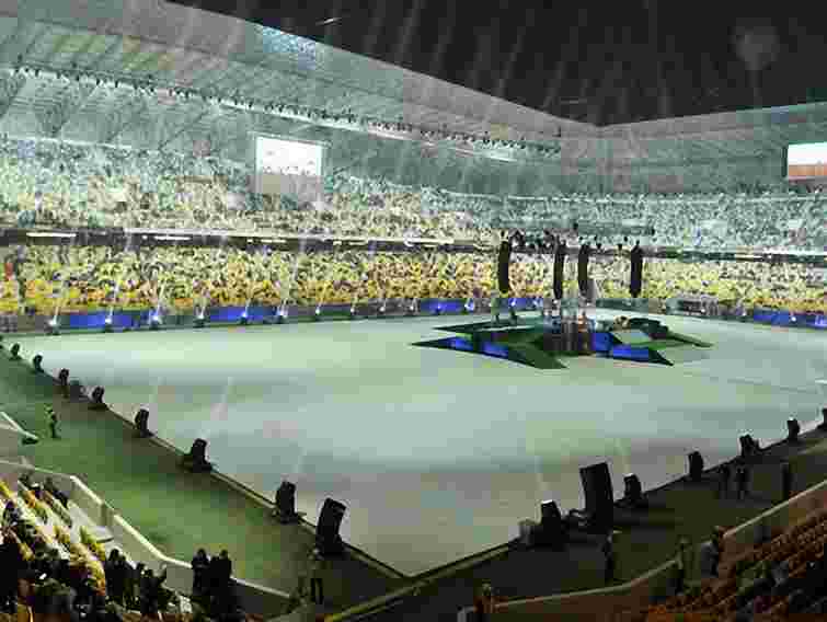 Гімн на відкритті «Арени Львів» не лунав через відсутність Януковича