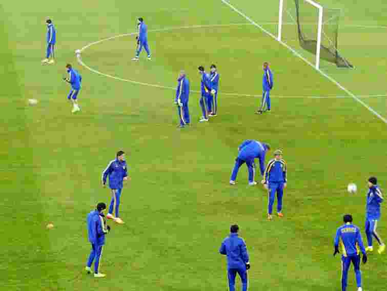 Збірна України провела перше тренування на «Арені Львів». Фото