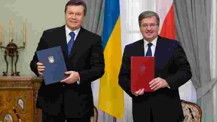 Коморовський говорив з Януковичем про євроінтеграцію і Тимошенко