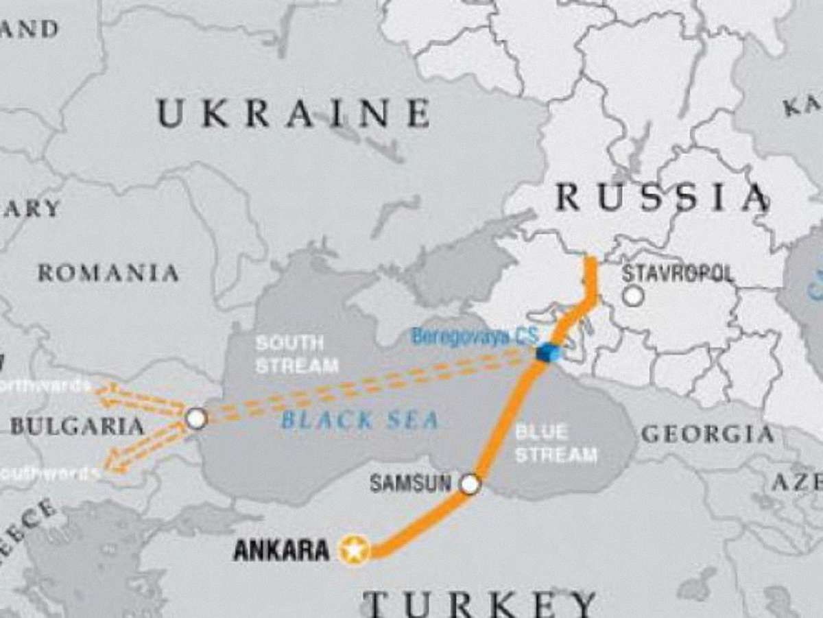 Туреччина дозволила Росії будувати "Південний потік"