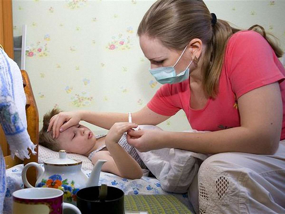 На Львівщині половина хворих на грип – діти