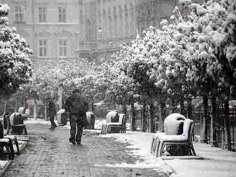 Гідрометцентр: Сьогодні та завтра у Львові – сильні снігопади