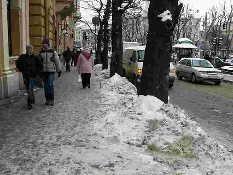 Львів від снігу вночі прибирали 44 машини
