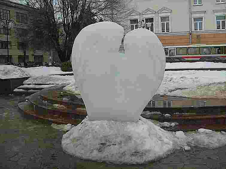 На день Валентина у Львові створять двометрове серце з льоду