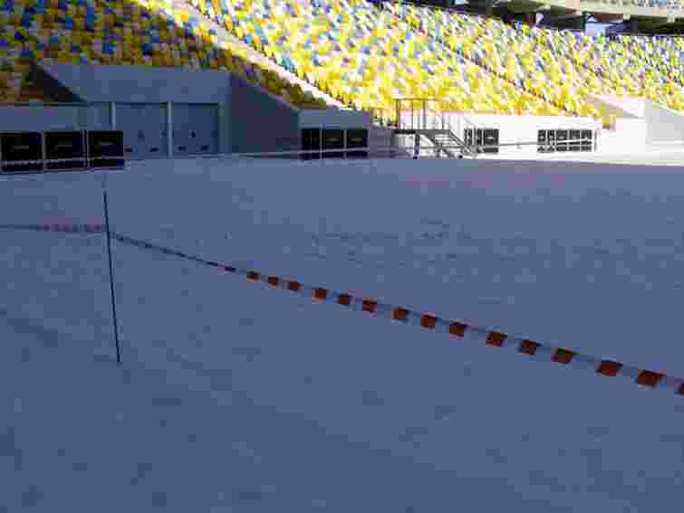 Морози у Львові не вплинуть на якість газону «Арени-Львів»