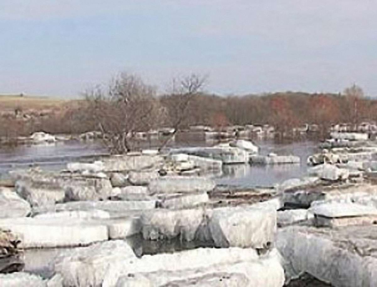 Троє дітей опинилися на крижині посеред Дніпра