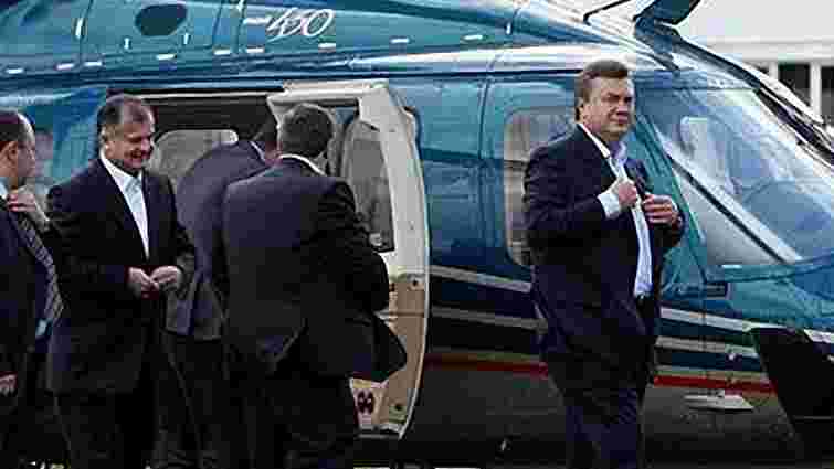 Вертоліт Януковича – втричі дорожчий, ніж в Обами і Меркель. Фото