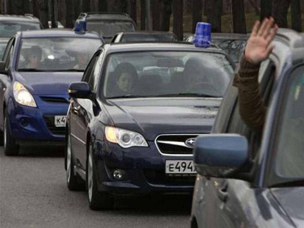 Штраф за мигалки на автівках збільшать у 50 разів