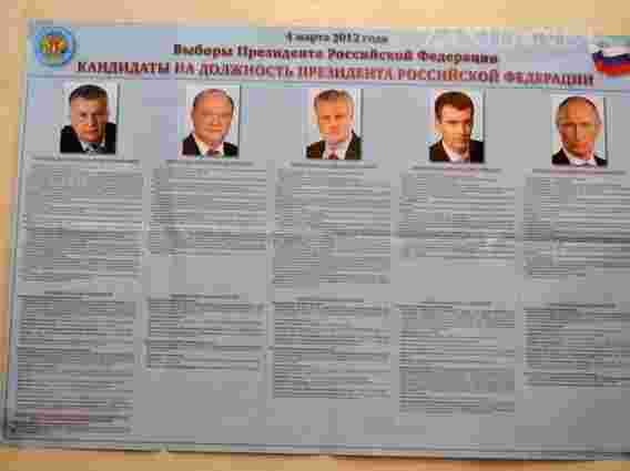 Явка на виборах президента Росії в Західній Україні склала 9%