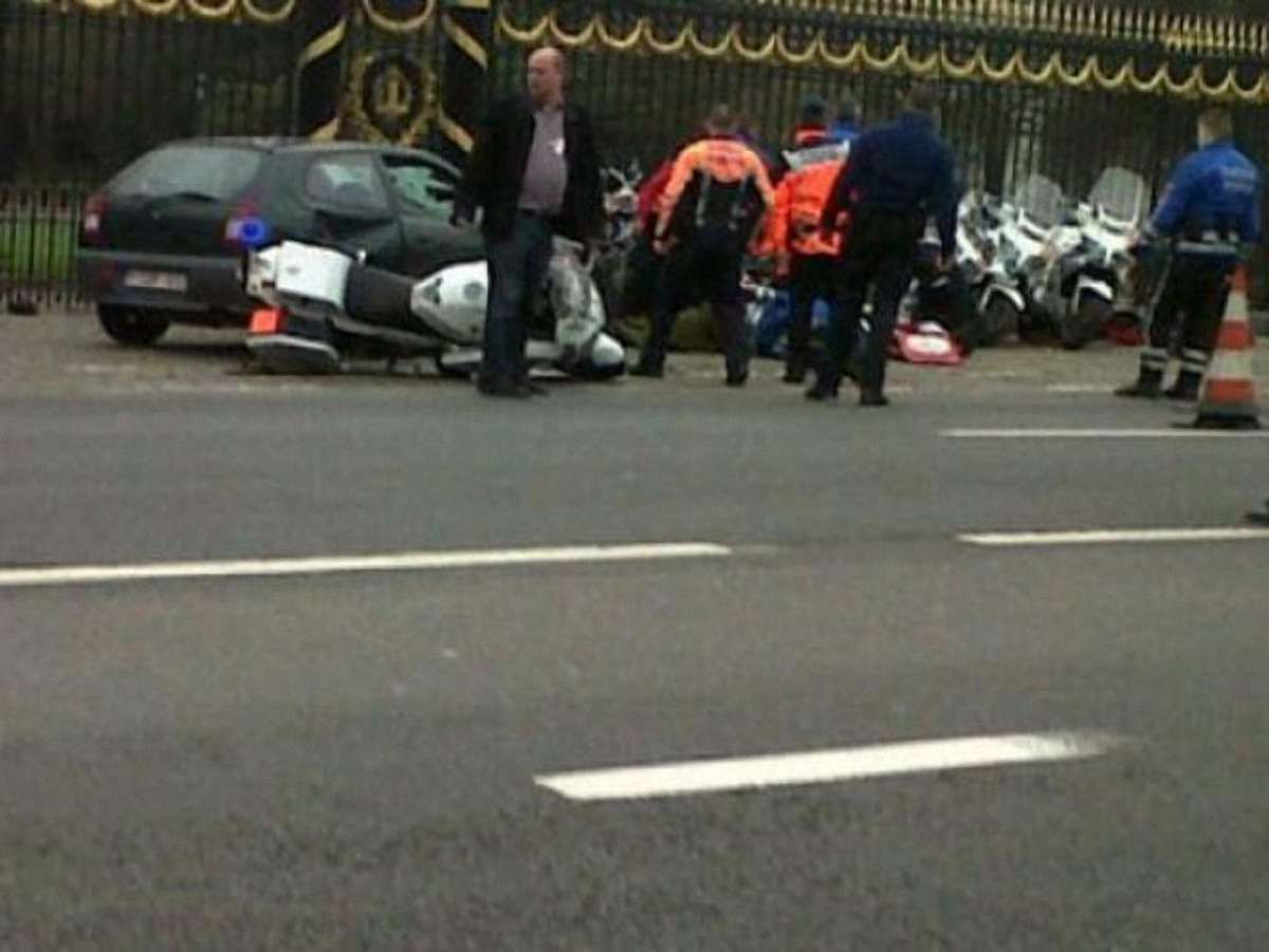 У Брюсселі самогубця врізався в колону поліцейських