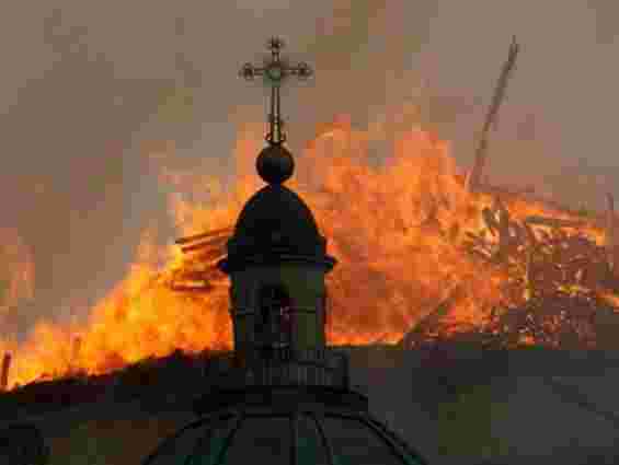 На Волині згоріла церква УПЦ МП