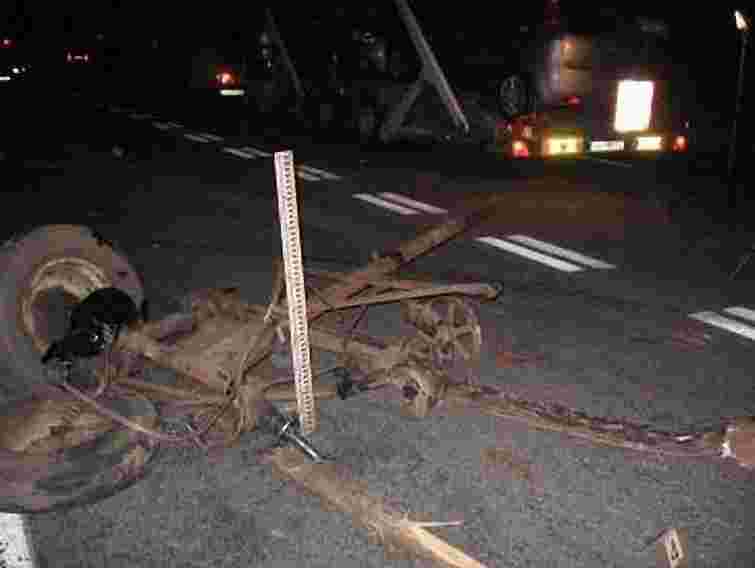 На Львівщині п’яний водій підводи потрапив у ДТП