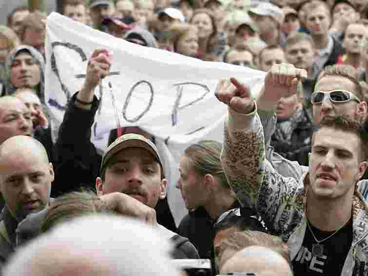 На акцію через побитого українця у Чехії прийшло 3 тис. людей