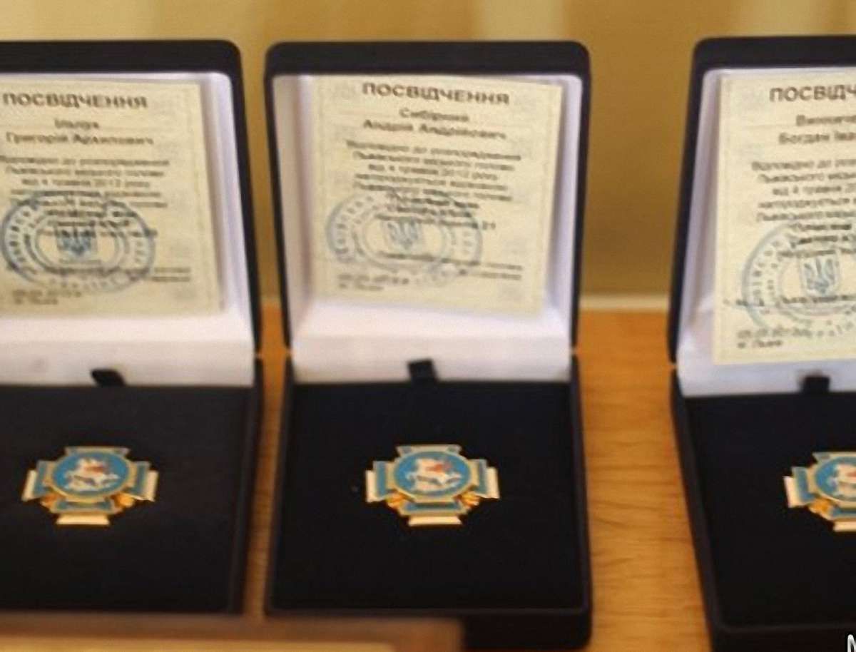 Троє львів’ян одержали «Почесний знак Святого Юрія»