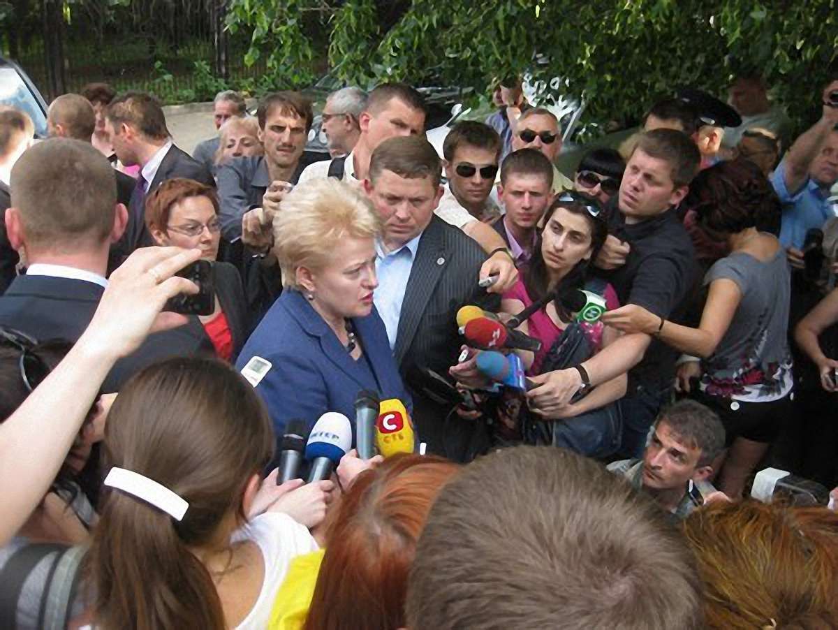 Грібаускайте: Сподіваюсь, що Президент України почув мене