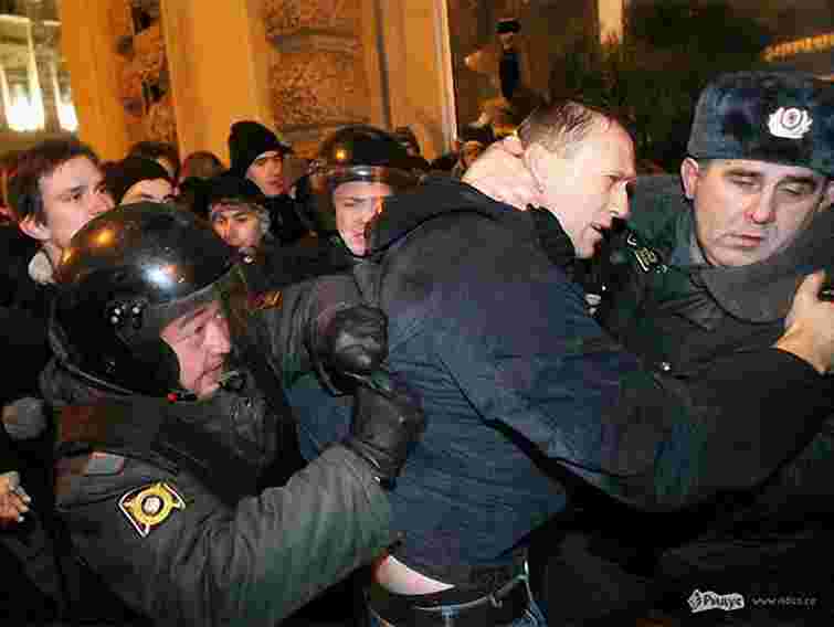 Дві третини затриманих на мітингах у Москві визнано винними