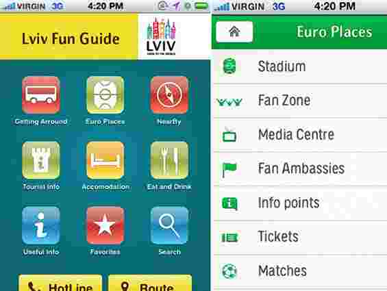 У Львові для вболівальників Євро розробили мобільні додатки