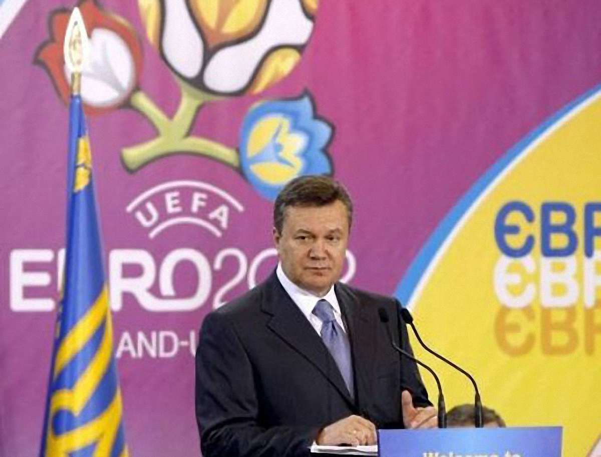 Янукович побажав збірній Росії нових успіхів на Євро-2012