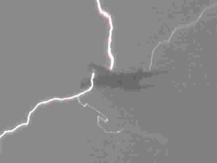 У літак, яким летіли євродепутати до Тимошенко, влучила блискавка