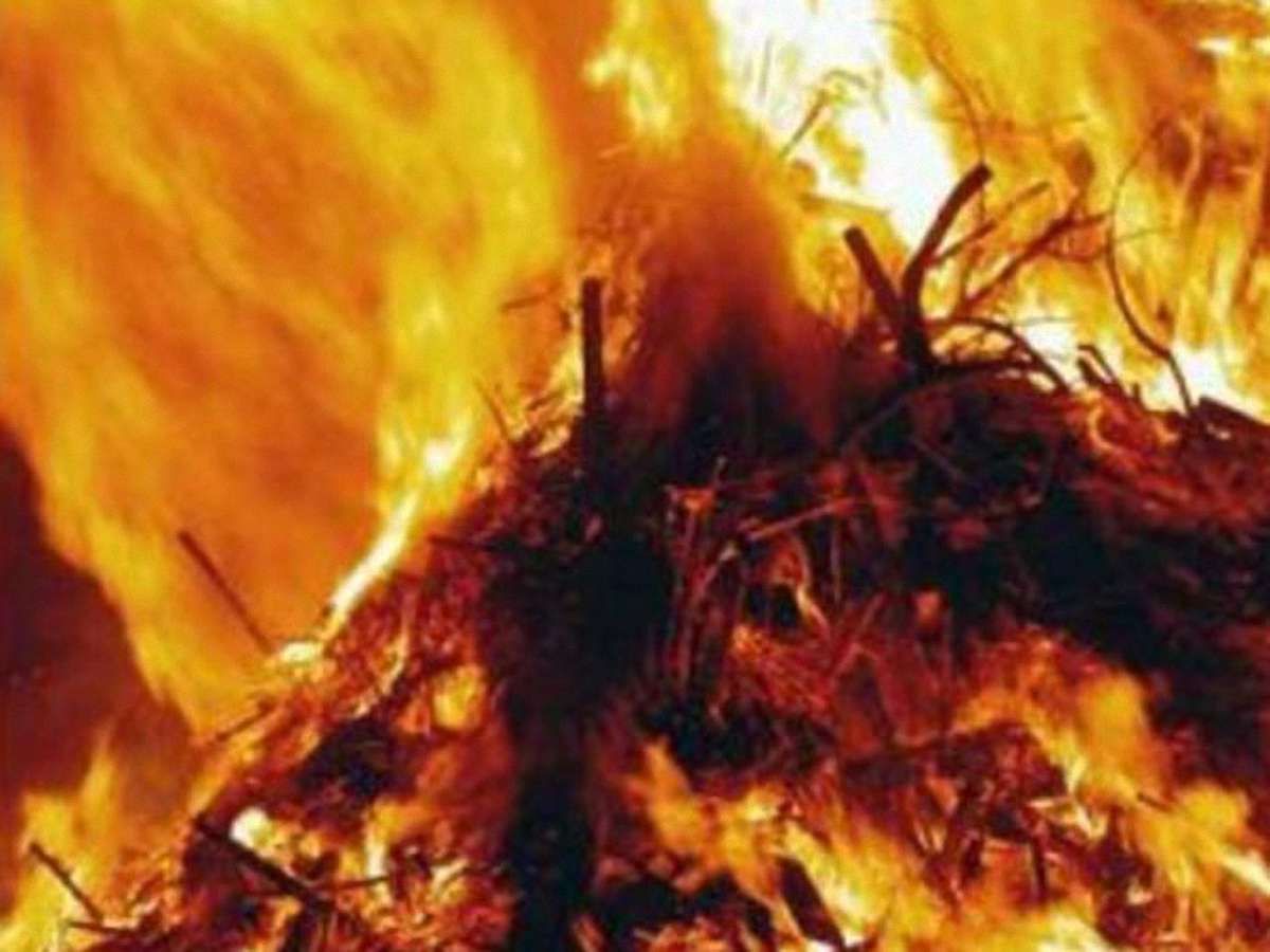 На Львівщині онук спалив бабусі 3 тонни сіна