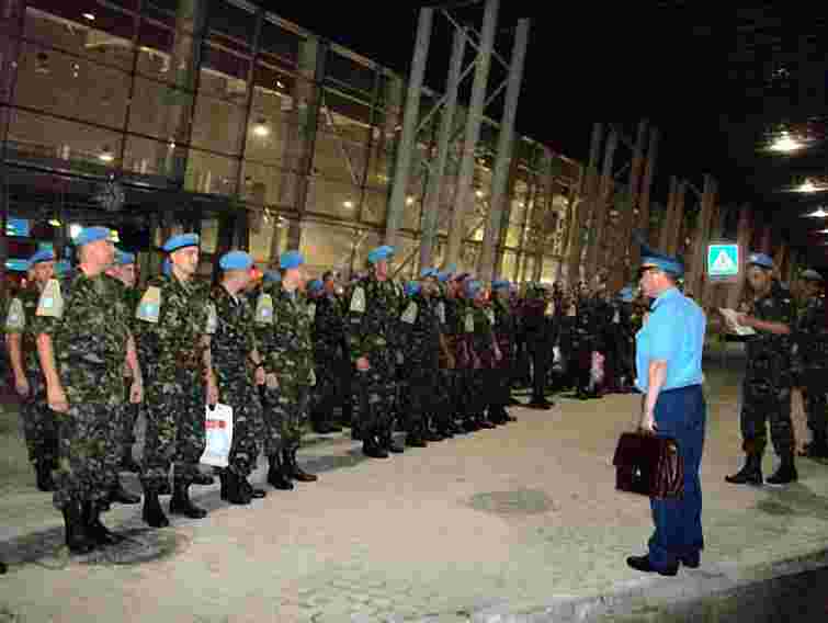 До Львова повернулися миротворці з Ліберії
