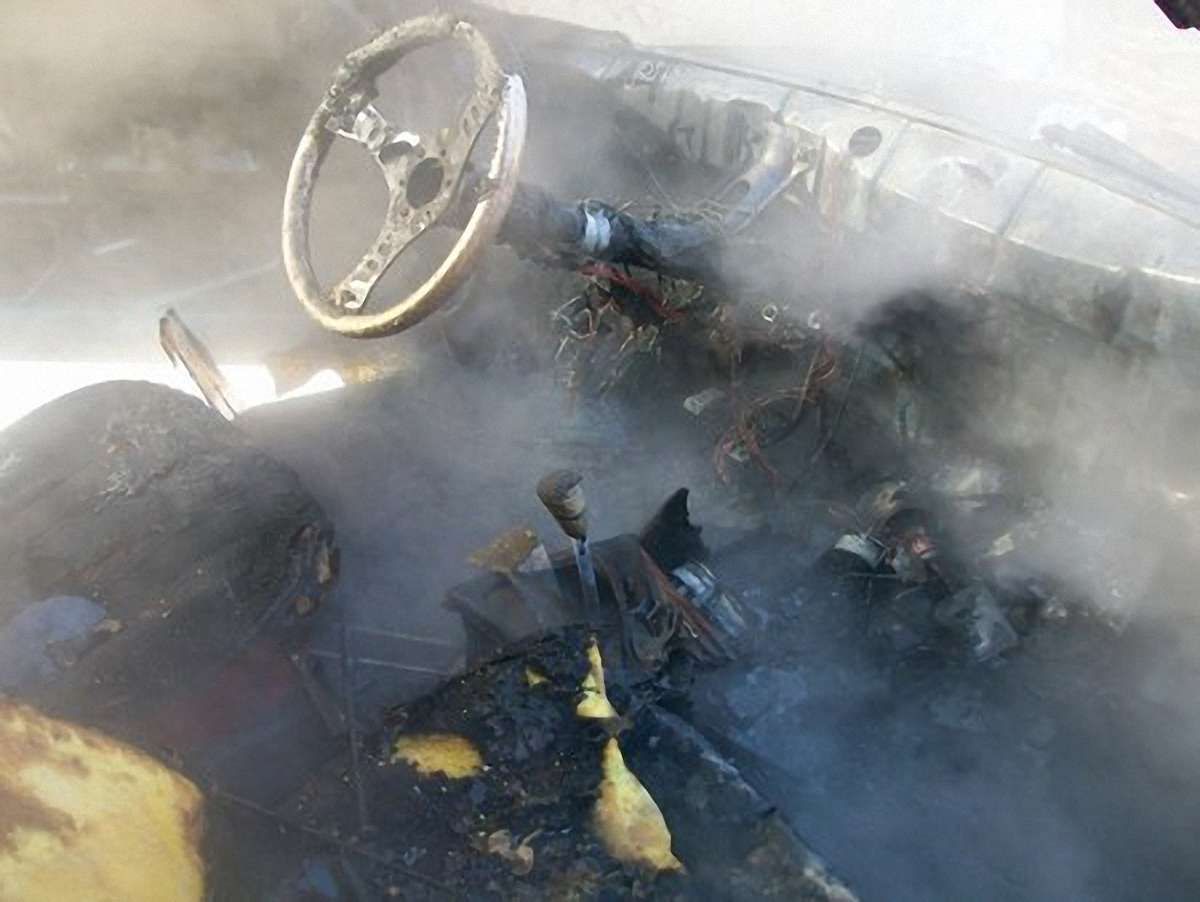 На Одещині згоріло авто керівника місцевого штабу опозиції