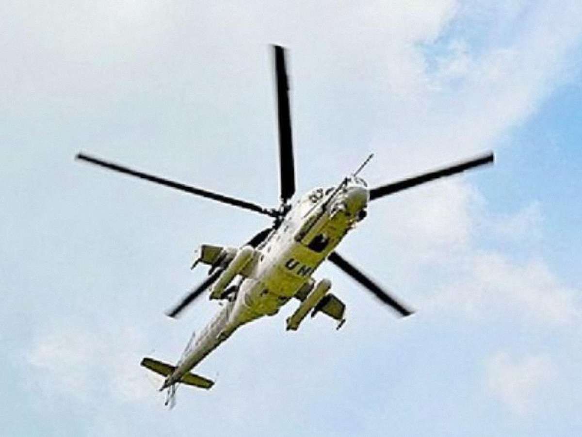 Львівські військові вертолітники готуються до польоту в Конго 