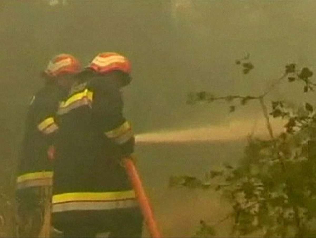 Через пожежі з курортів Хорватії втікають туристи
