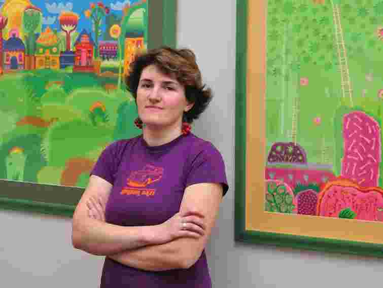 У Львові презентують виставку «Папір кольоровий» Тєптяєвої