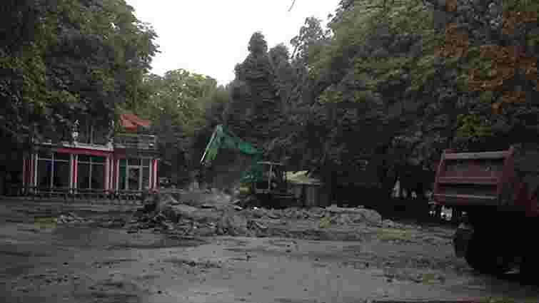 Демонтований фонтан навпроти готелю «Львів» замінять новим