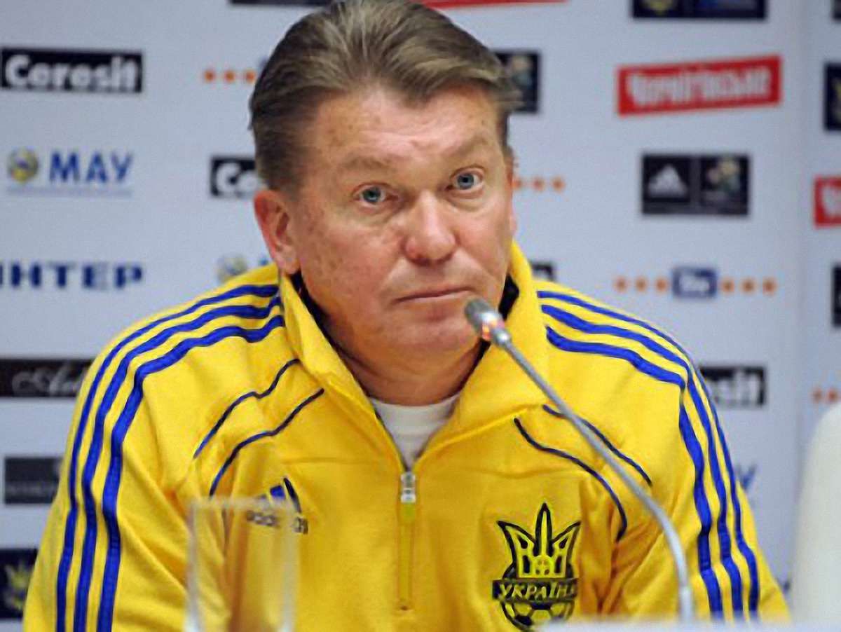 Блохін назвав склад збірної України на Англію