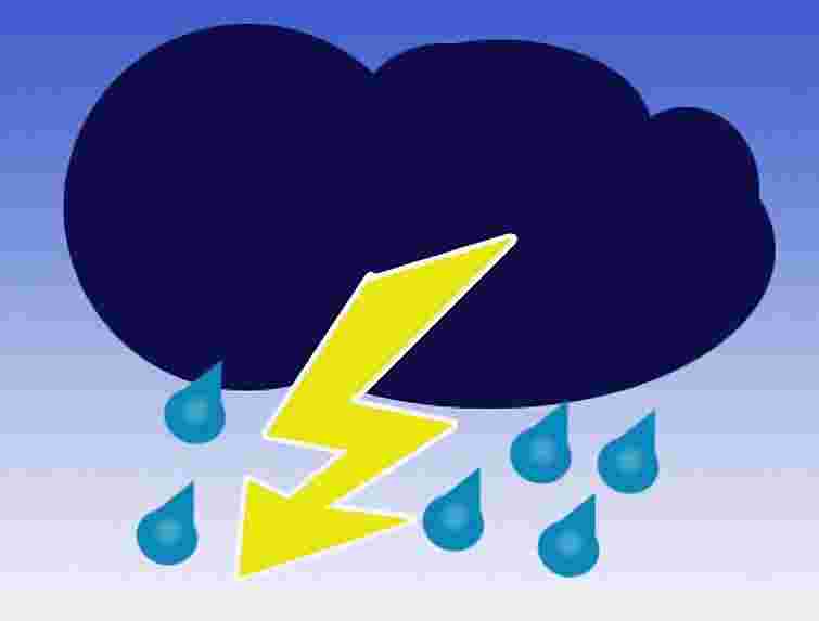 Завтра в Україні грози і зливи