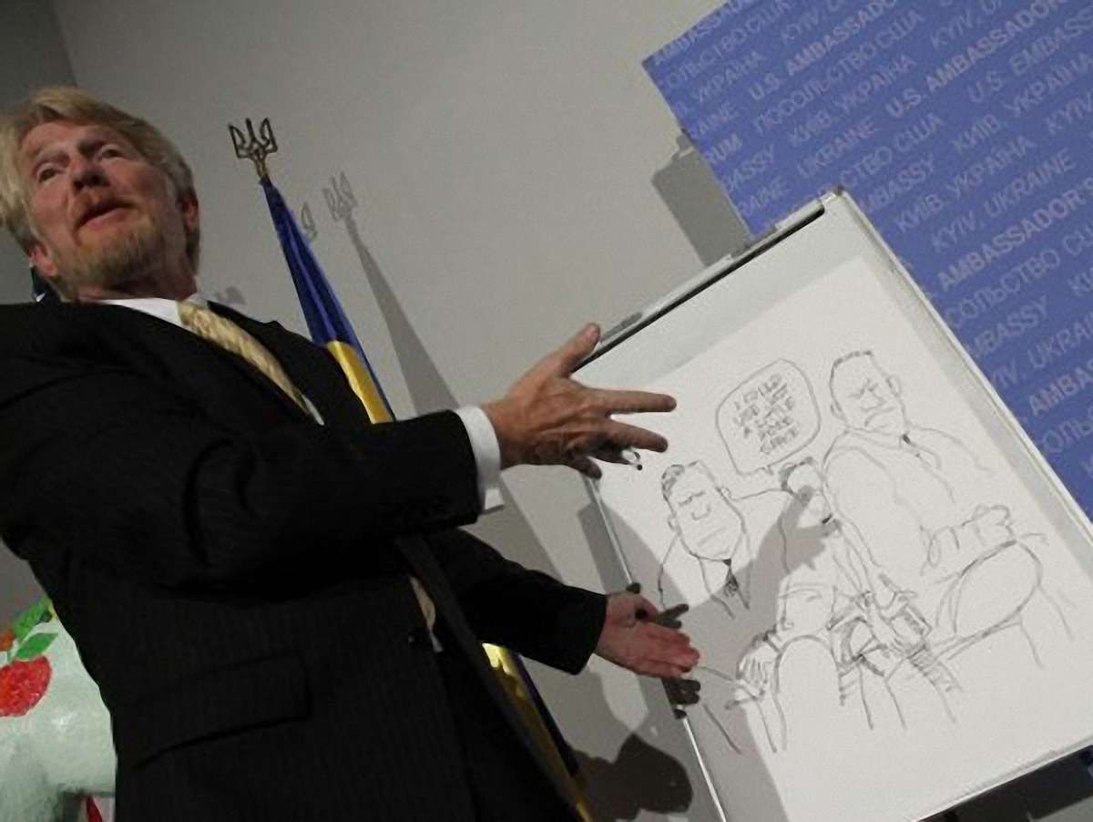 Пулітцерівський лауреат зобразив утиски ЗМІ в Україні на карикатурі
