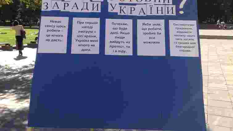 У Львові студентів опитали, на що вони готові заради України