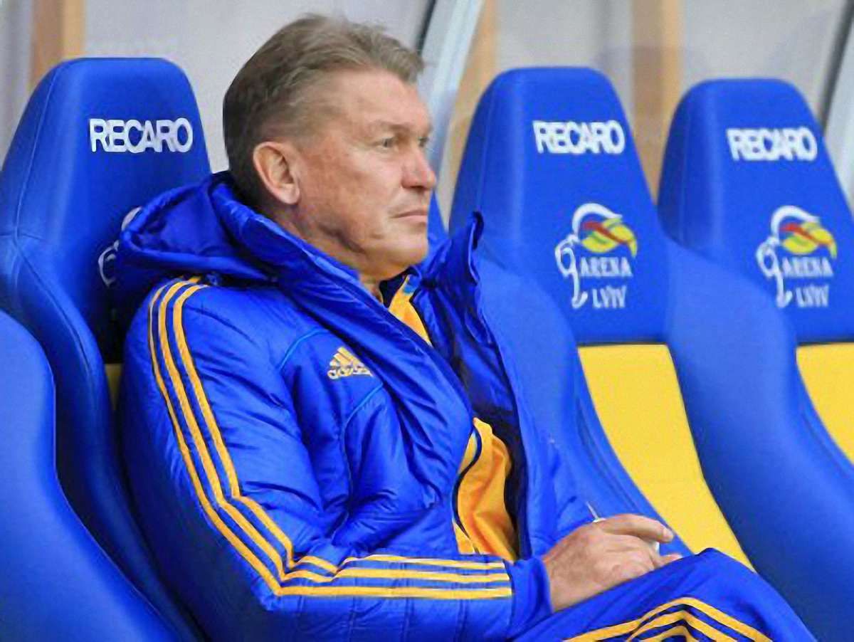 Блохін назвав склад збірної на матчі з Молдовою та Чорногорією