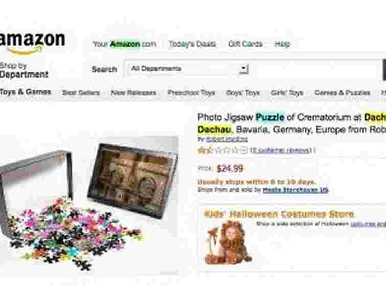Amazon критикують за продаж пазлів із крематорієм Дахау