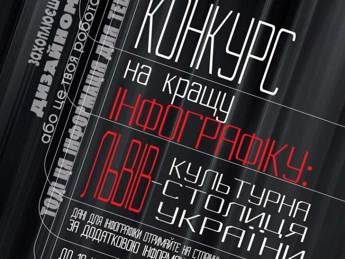 Триває конкурс на кращу інфографіку про культурний Львів