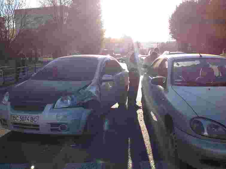 На вулиці Липинського у Львові трапилася ДТП