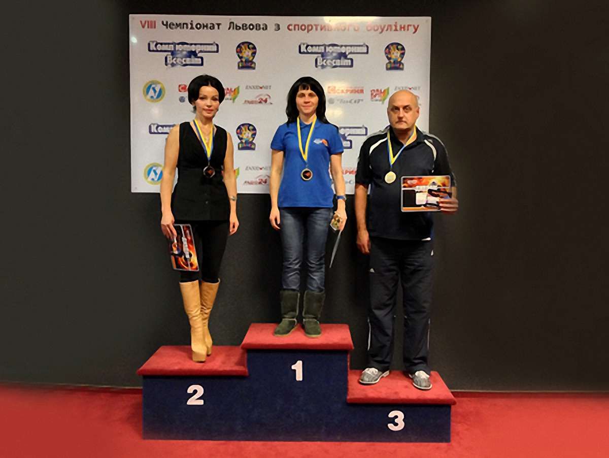 Ірина Дроздяк перемогла у 5-му етапі Чемпіонату Львова зі спортивного боулінгу