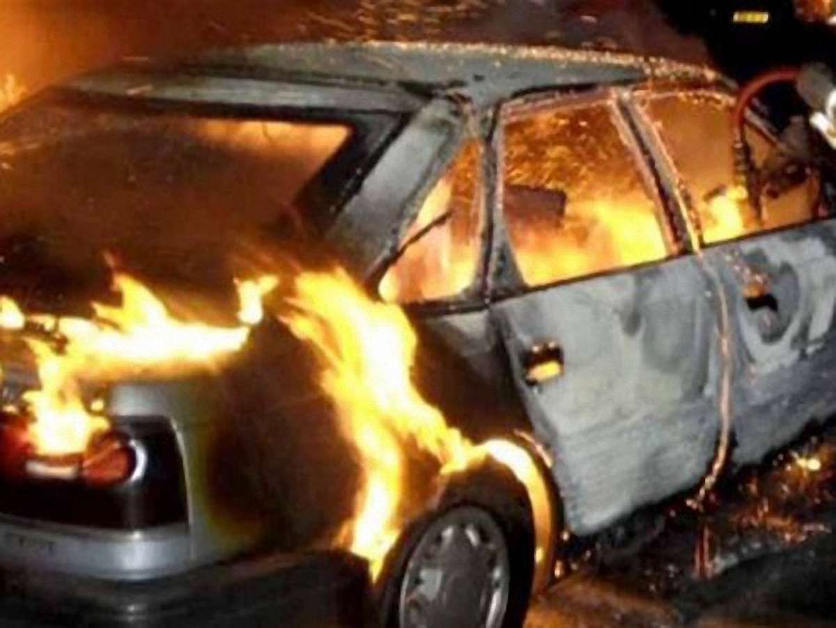 У Львові вночі горіла «Honda Civic»