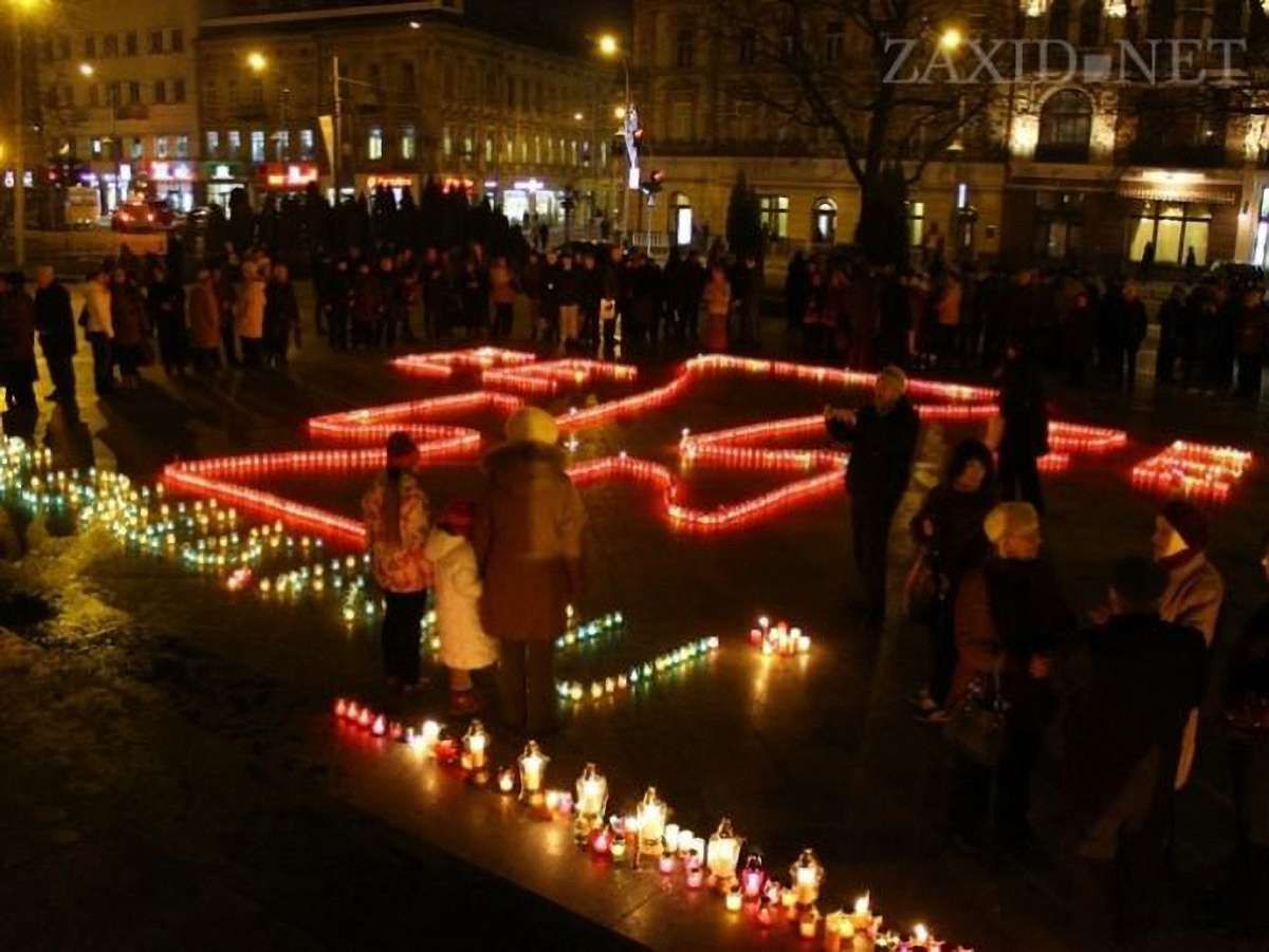 45 тисяч українців вшанували вчора пам’ять жертв Голодомору