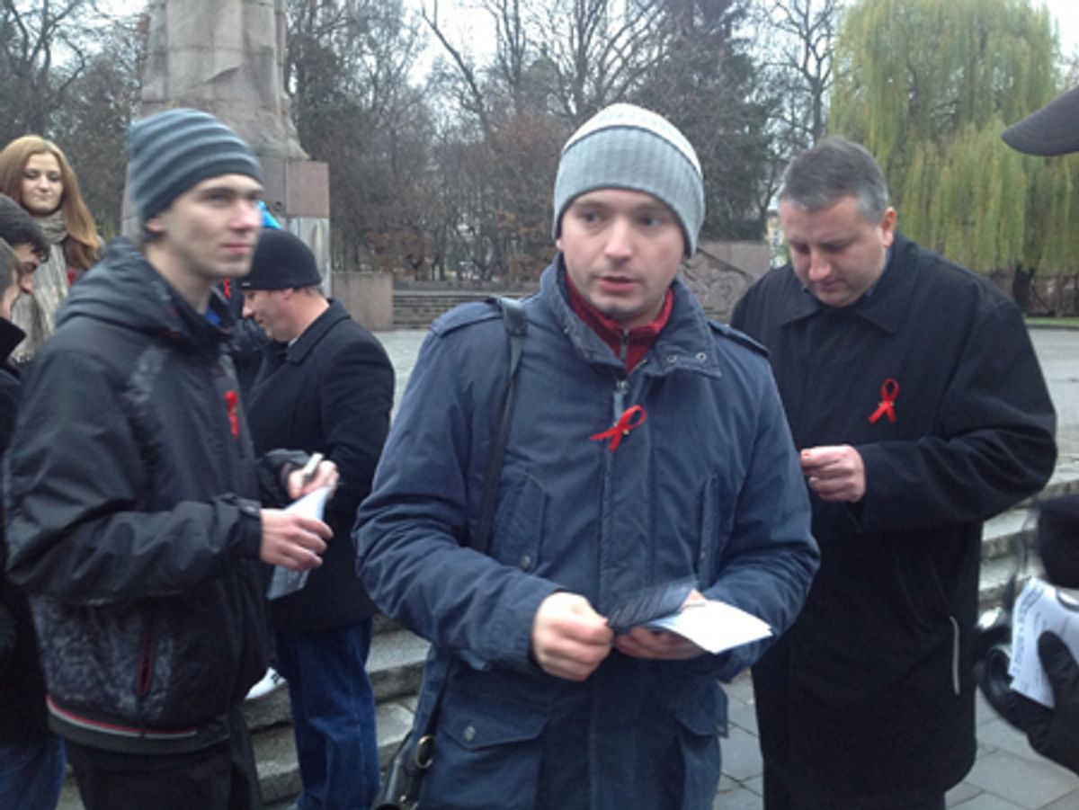 У Львові провели флеш-моб на підтримку хворих на СНІД