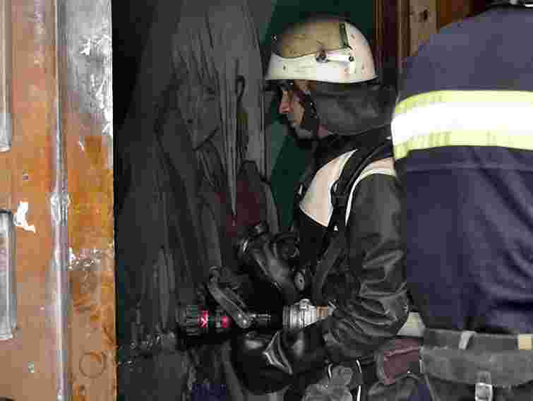 На Львівщині горів продуктовий магазин