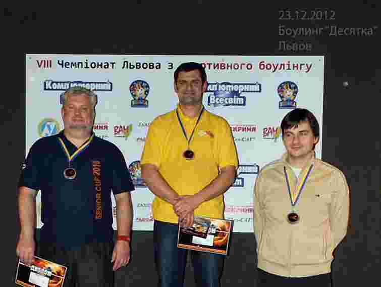 Визначено переможців етапу VIII Чемпіонату Львова з боулінгу