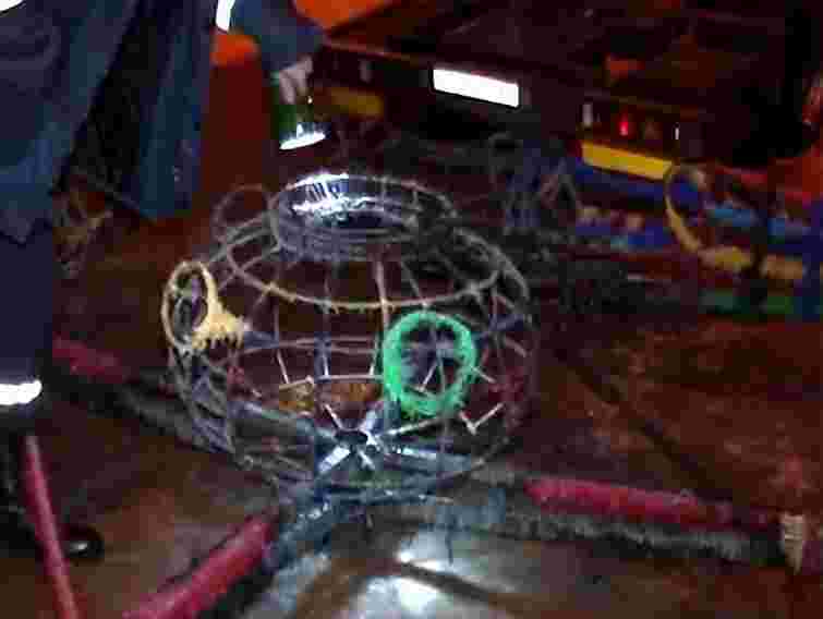 У Луганську біля новорічної ялинки горіла карусель