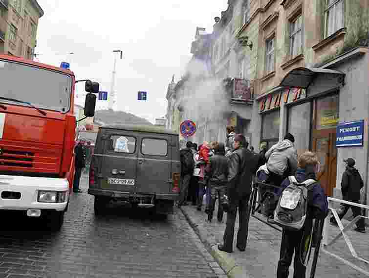 У центрі Львова горів житловий будинок