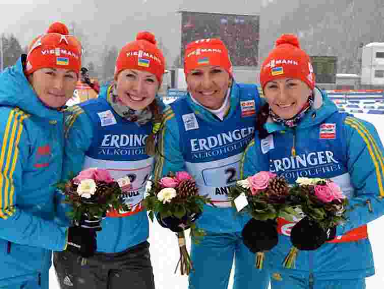 Українські біатлоністки стали п’ятими на етапі Кубка світу в Італії